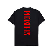 PLEASURES VERTICAL T-SHIRT-BLACK - Gallery Streetwear