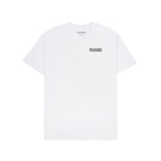 PLEASURES VERTICAL T-SHIRT WHITE - Gallery Streetwear