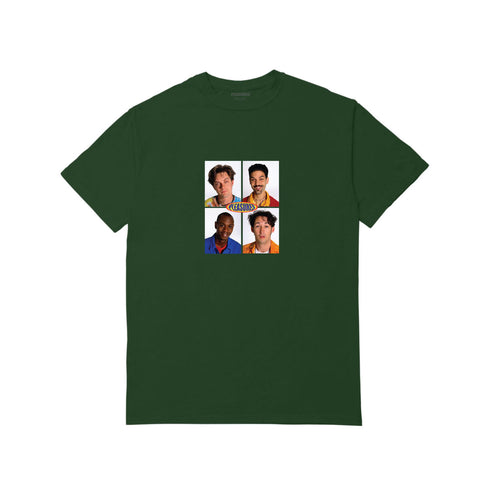 PLEASURES CAST T-SHIRT- GREEN - Gallery Streetwear