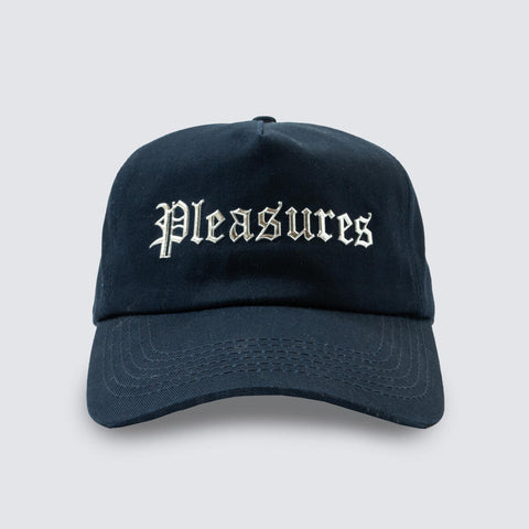 PLEASURES CHROME SNAPBACK- NAVY - Gallery Streetwear