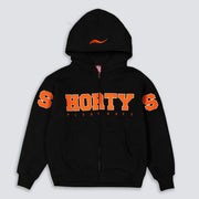 Shorty's x Pleasures | Wave Zip Hoodie Black - Gallery Streetwear