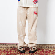 Shorty's x Pleasures | Heart Work Pants Beige