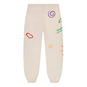 STAY COOL NYC SCRIBBLE SWEATPANT-BONE - Gallery Streetwear