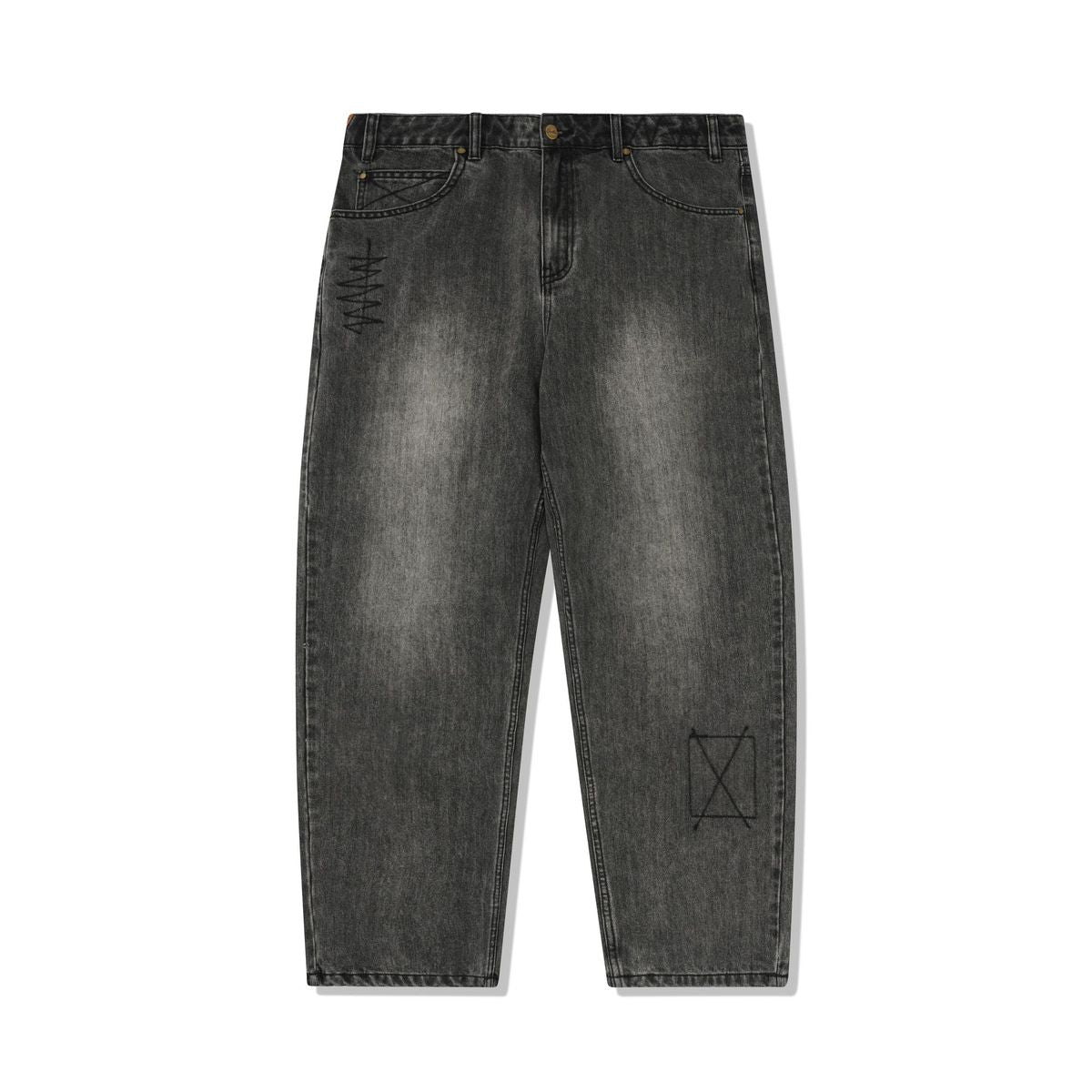 Butter Goods Stitch Denim Jeans - Black