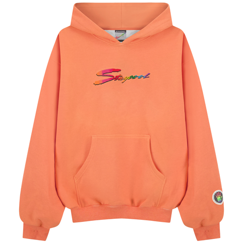 Stay Cool NYC | Thermal Hoodie Orange