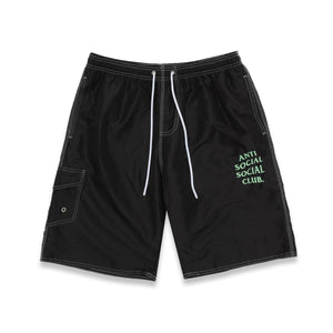 Anti Social Social Club Bored Shorts Black - front