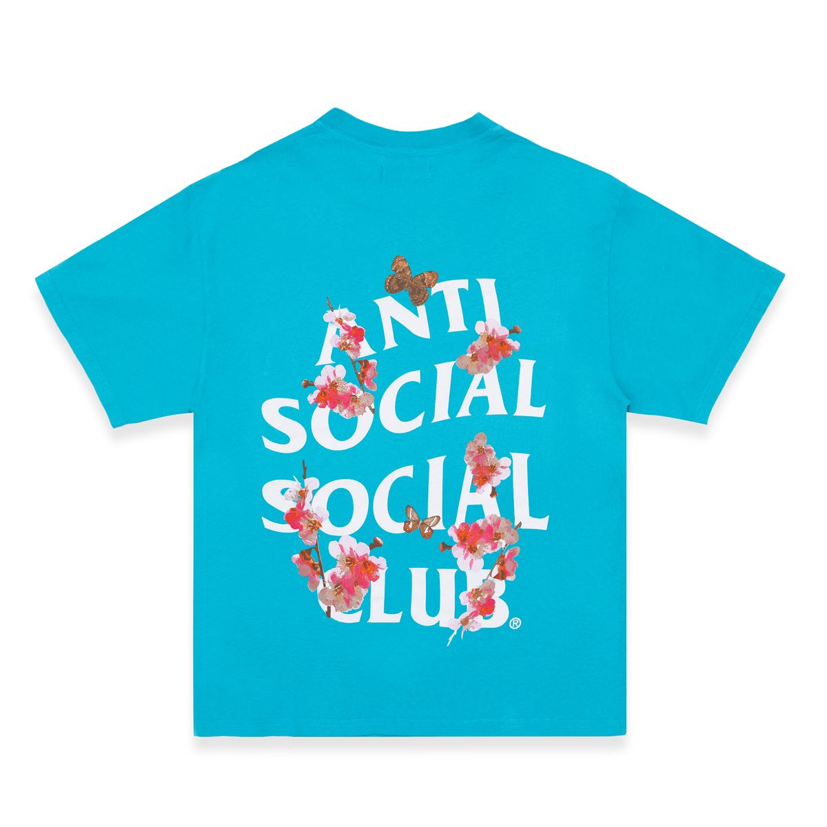 Anti Social Social Club Kkotch Tee Blue - back