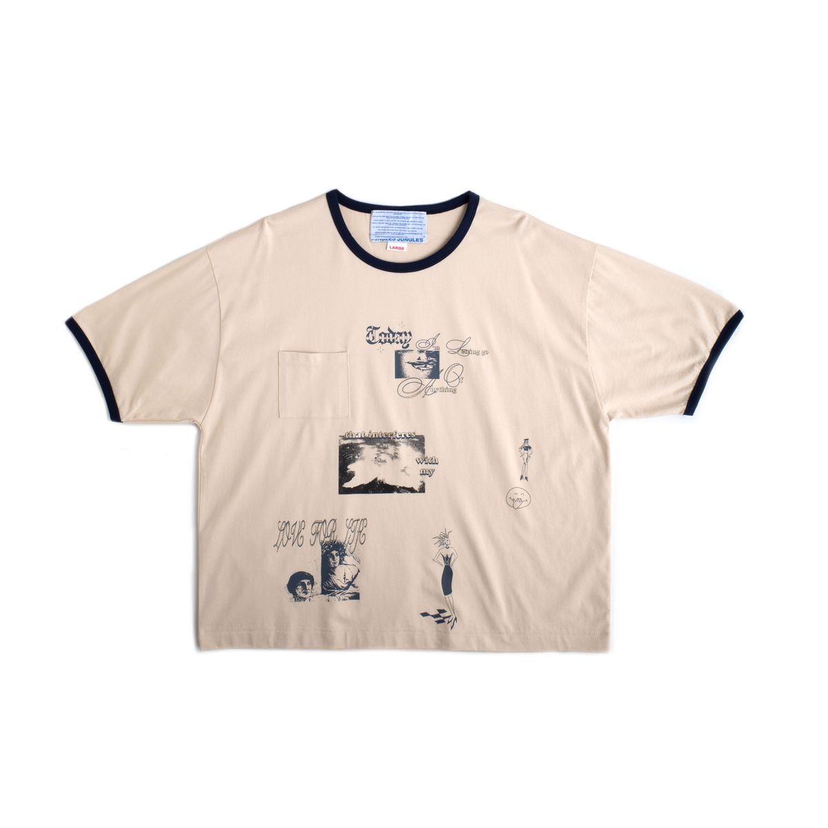Jungles Jungles Love for Life Ringer Tee