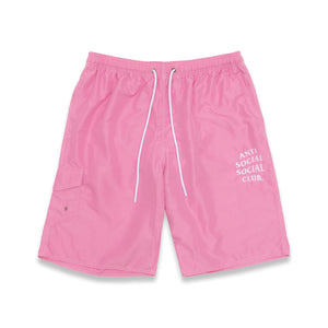 Anti Social Social Club Bored Shorts Pink - front