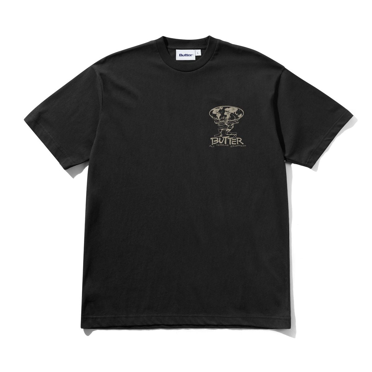 Butter Goods Terrain Tee Black