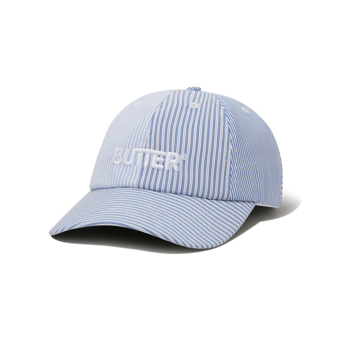 Butter Goods Rounded Logo 6 Panel Hat Striped