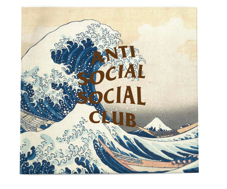 Anti Social Social Club Great Wave Bandana