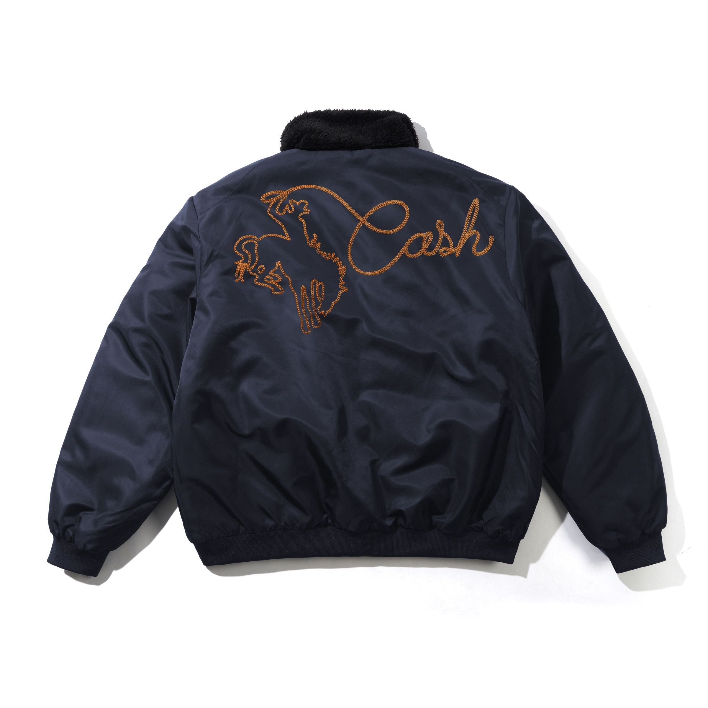 Cash Only Rodeo Jacket Navy - back