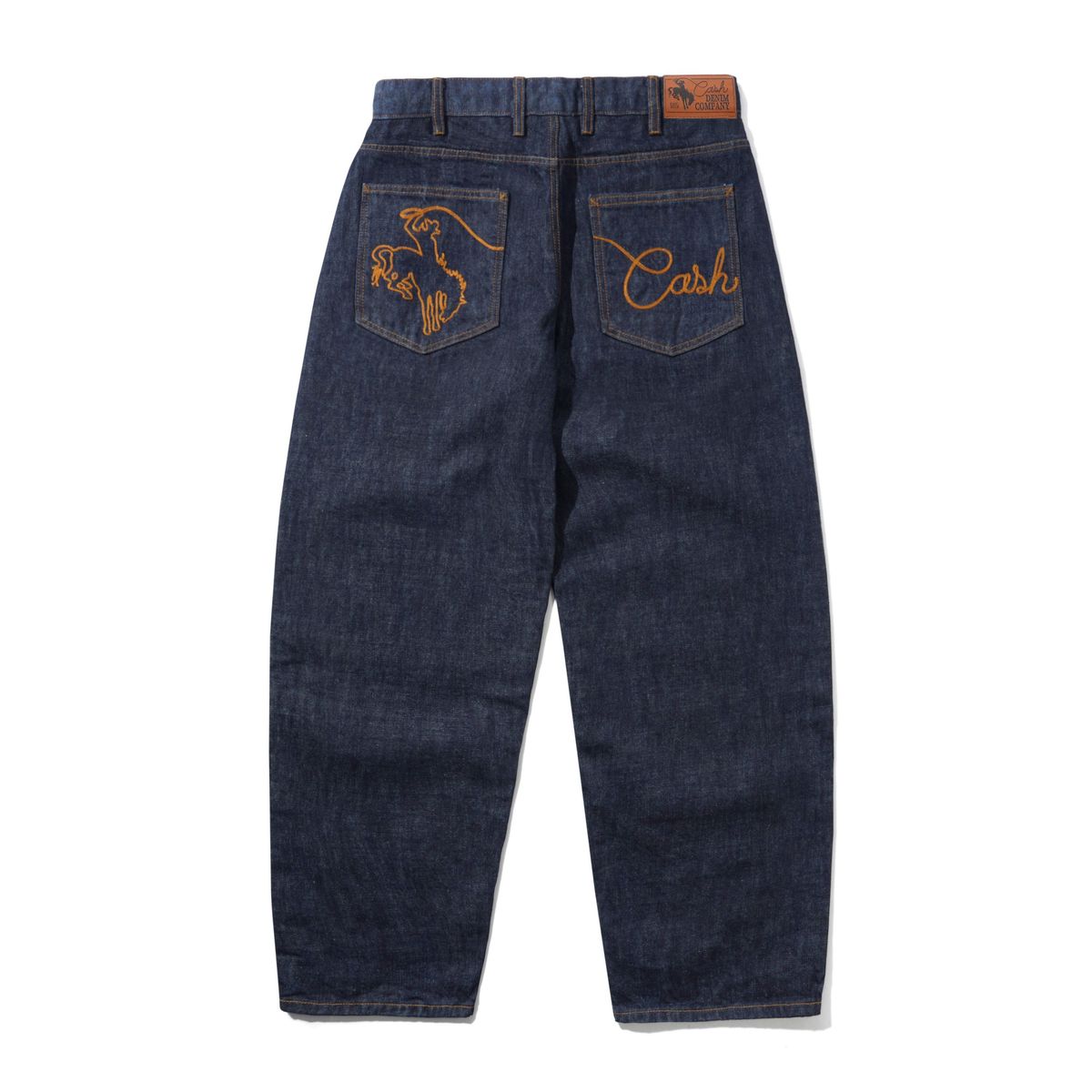 Cash Only Rodeo Denim Jeans Blue Selvedge - back