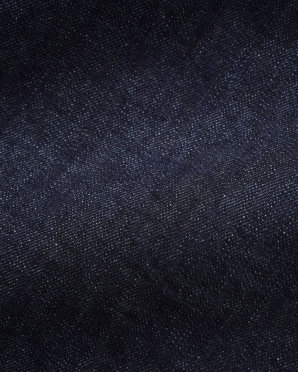 Cash Only Rodeo Denim Jeans Blue Selvedge - raw indigo denim weave