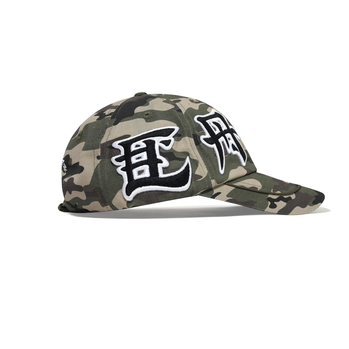 Cash Only Cash 6 Panel Cap Camo - side profile