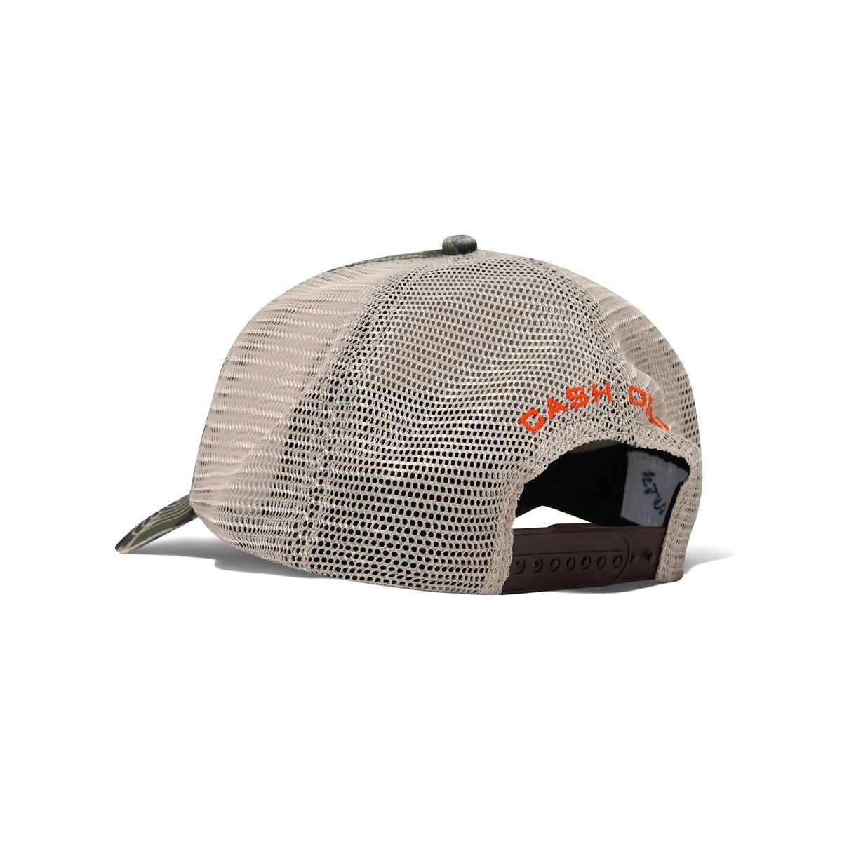 Cash Only Rodeo Trucker Cap Camo - back mesh panels