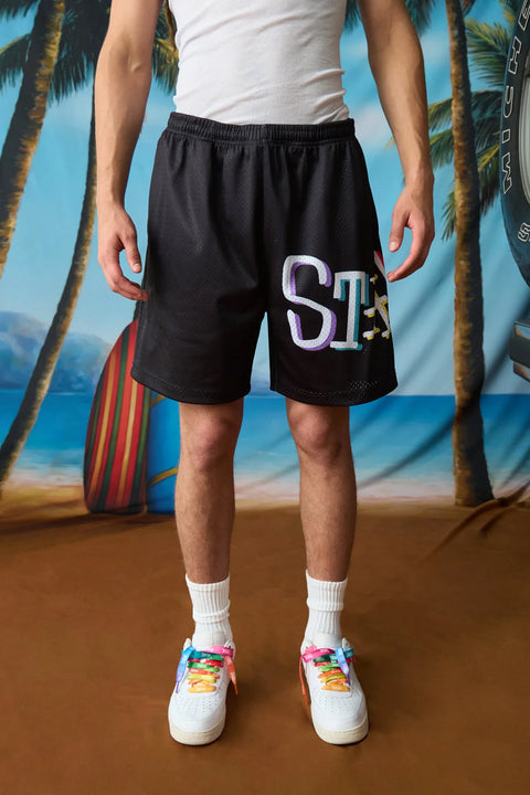 Stay Cool NYC Tribal Shorts Black - Gallery Streetwear