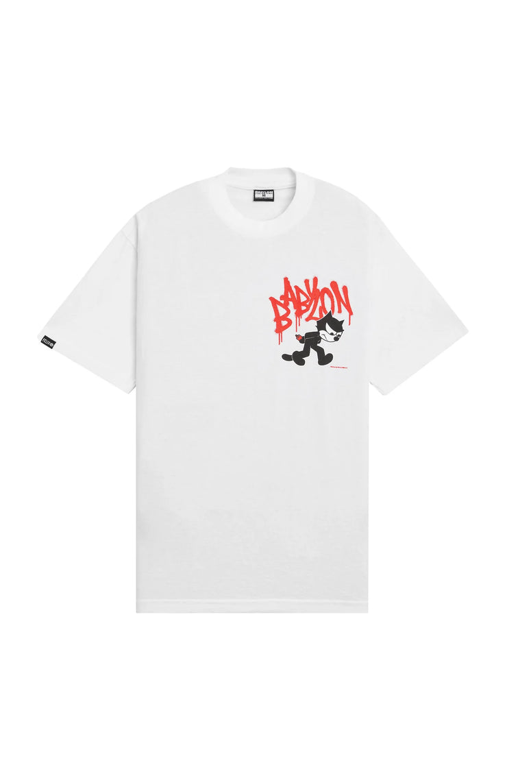 Babylon | Felix Spray Tee White - Gallery Streetwear