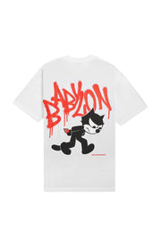 Babylon | Felix Spray Tee White - Gallery Streetwear