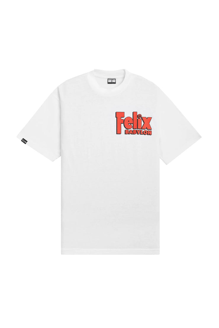 Babylon | Felix Firestarter Tee White - Gallery Streetwear