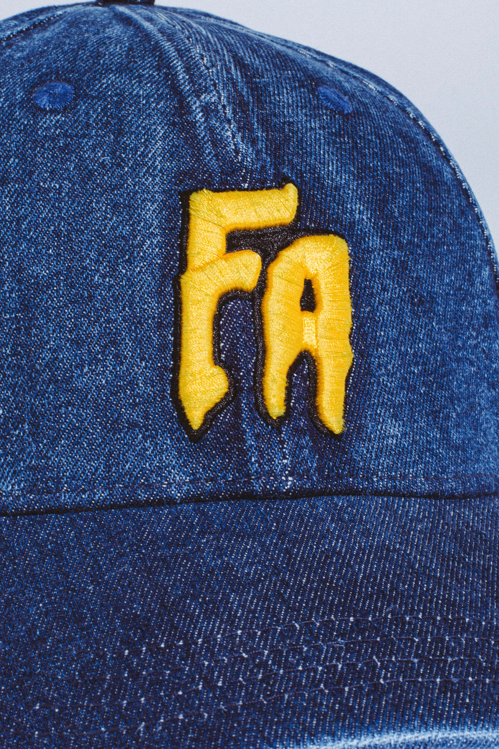 FA Denim Seduction Snapback Blue detail