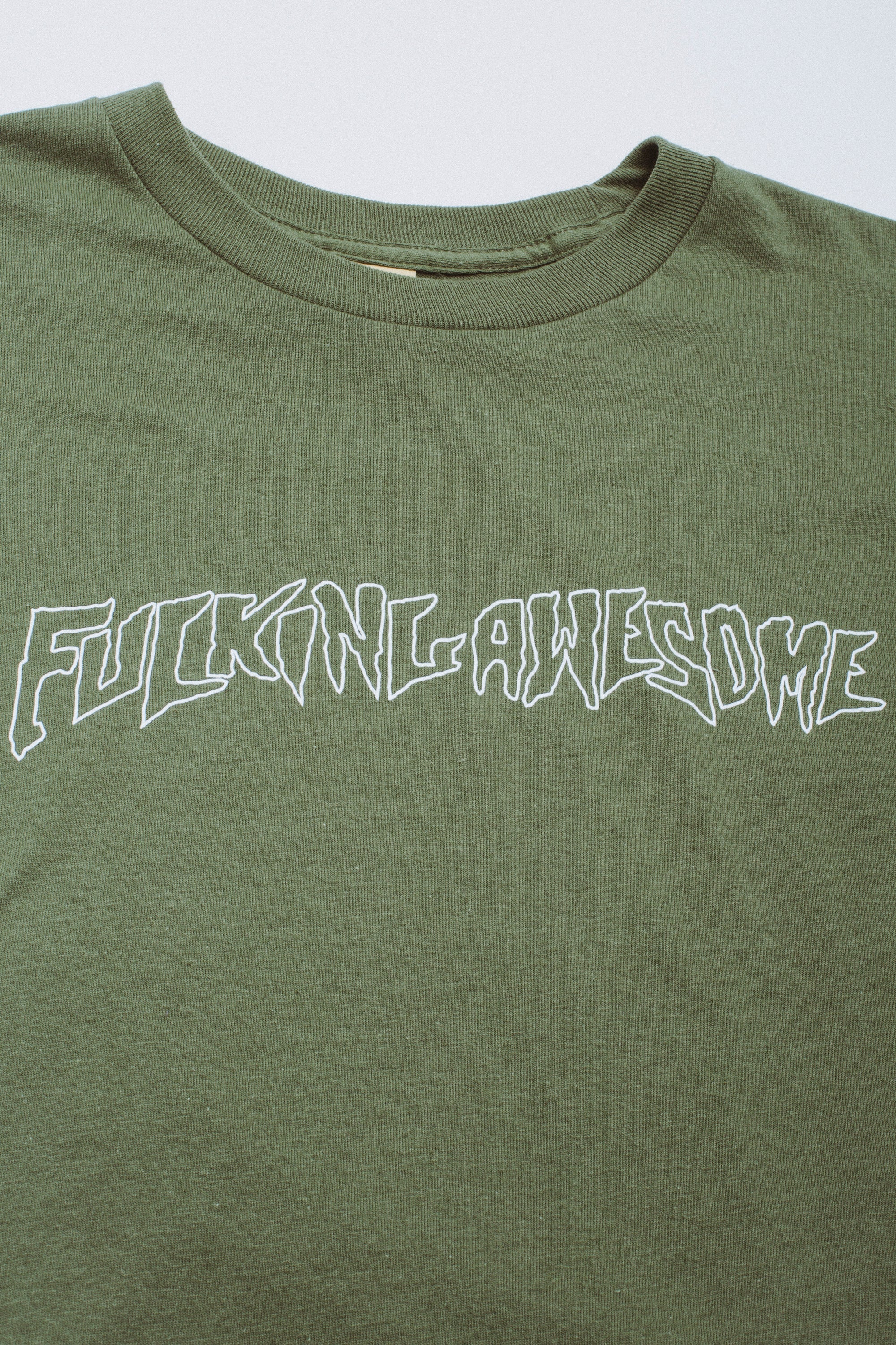 FA Fineline Longsleeve Army detail