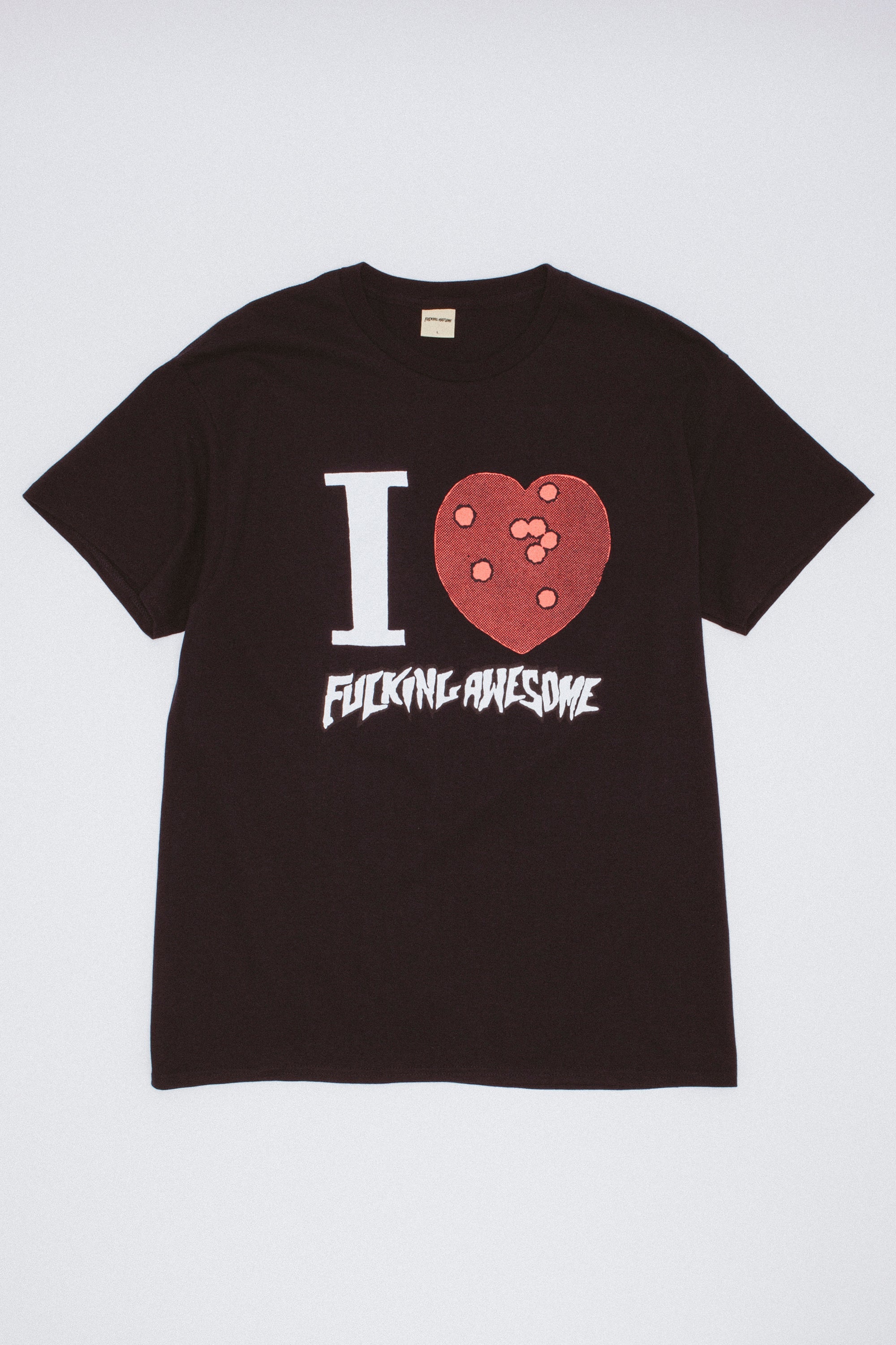 FA I Heart FA Tee Black front