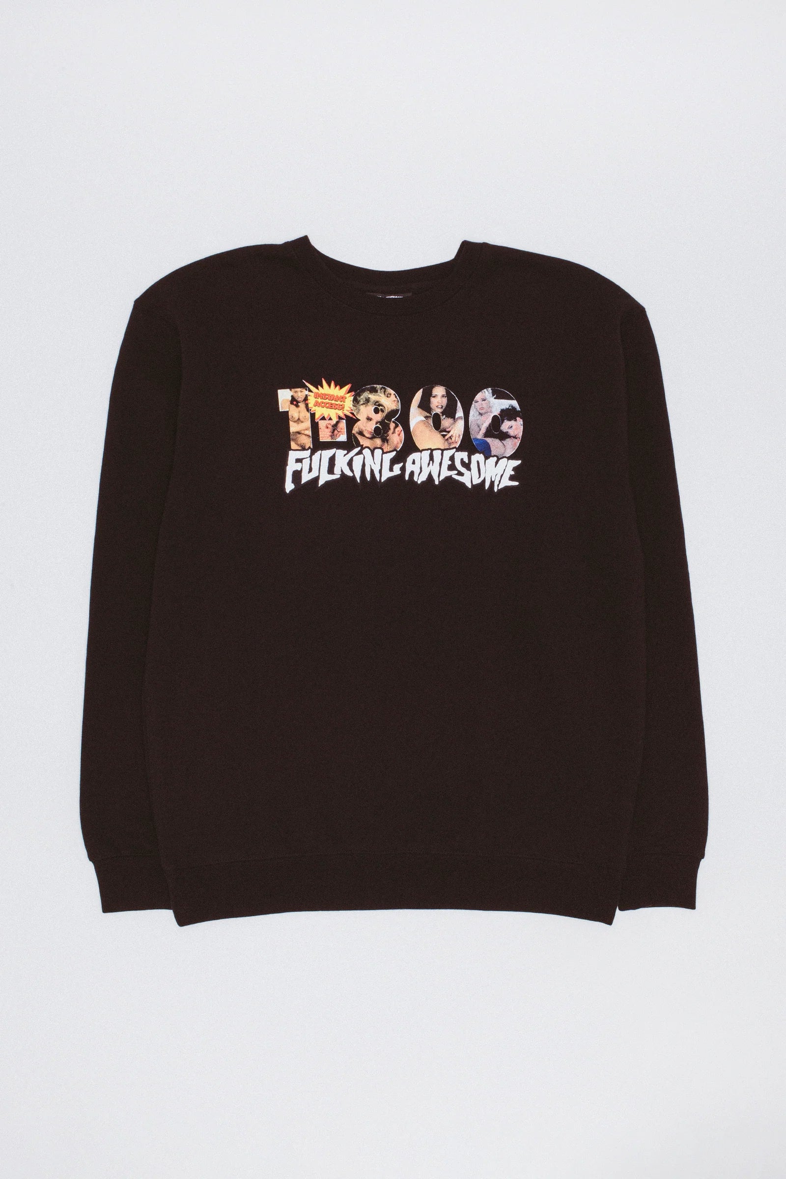 FA Toll Free Crewneck Black