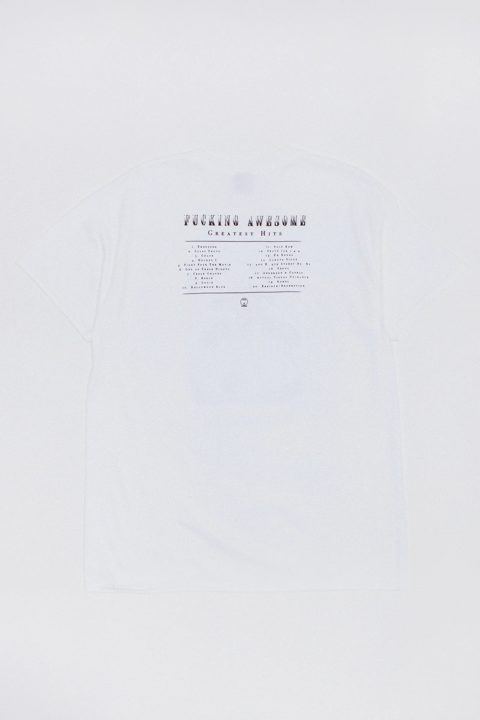 FA Greatest Hits Tee White
