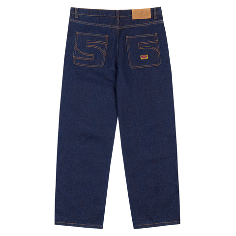 BRONZE56K INDIGO WASH DENIM PANTS - Gallery Streetwear