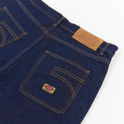 BRONZE56K INDIGO WASH DENIM PANTS - Gallery Streetwear