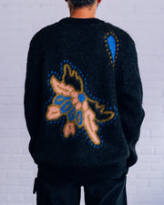 Raised by Wolves| Paisley Mohair Sweater - Gallery Streetwear