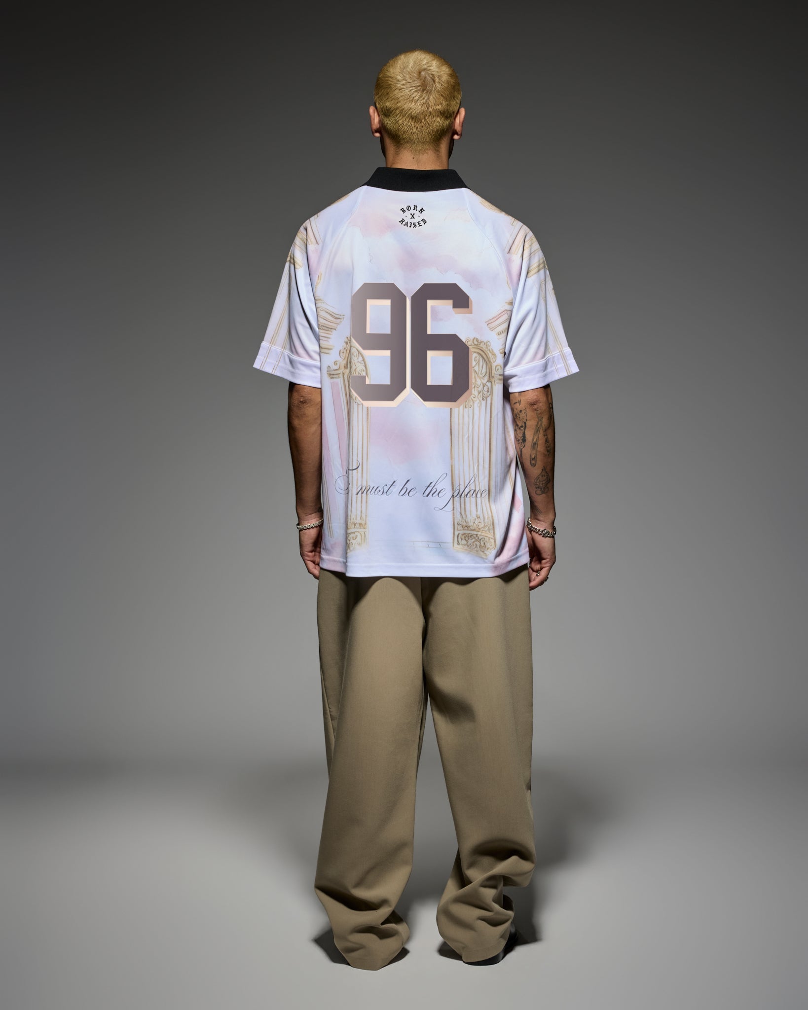 Born X Raised Heaven Soccer Jersey - Lavender - lifestyle 2