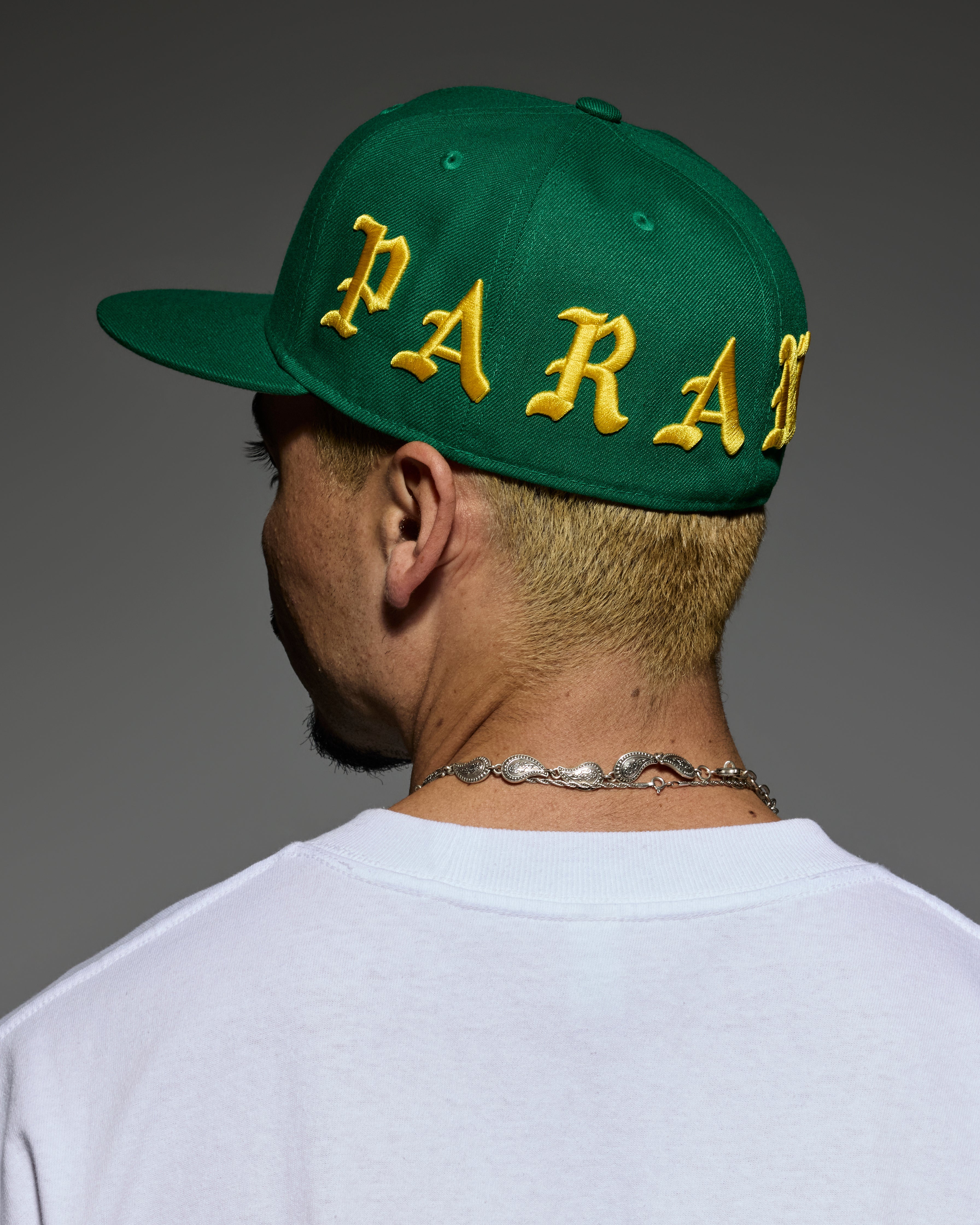 Born X Raised Paranoia Rocker Fitted - Kelly Green / Yellow - lifestyle 2