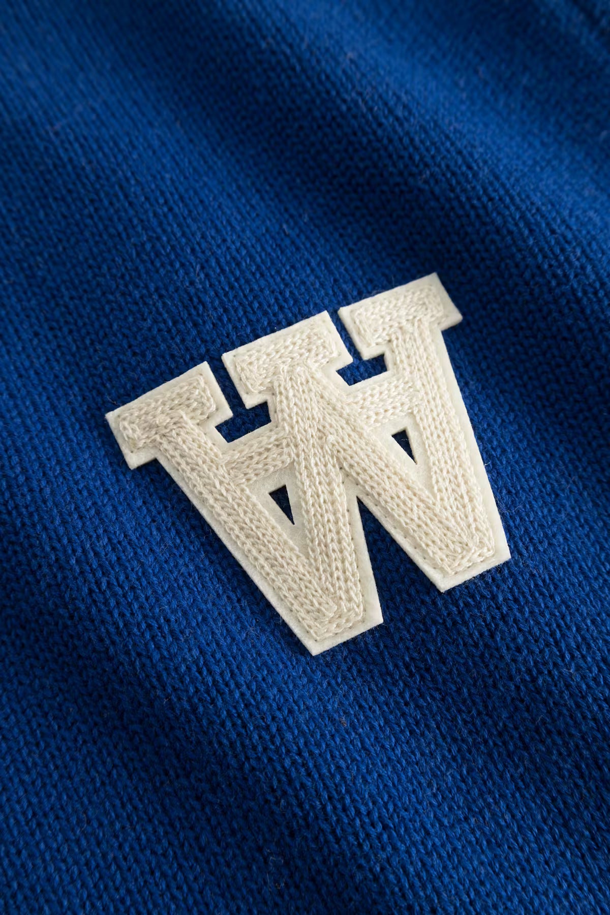 WoodWood WWTay Pullover Navy Peony / Blue — View 6 | Gallery Streetwear Kelowna
