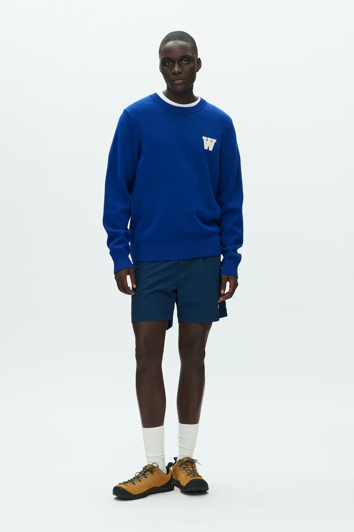 WoodWood WWTay Pullover - Navy Peony / Blue