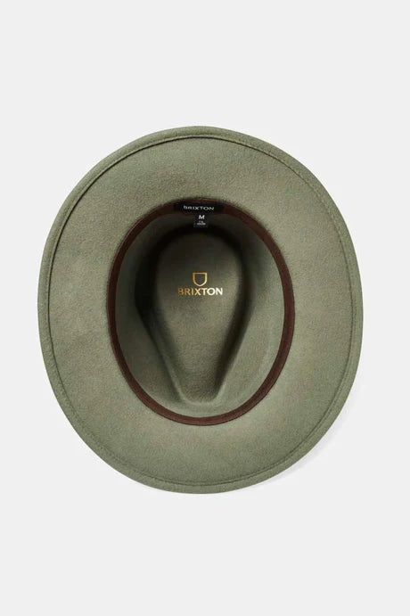 Brixton | Messer Fedora Moss - Gallery Streetwear