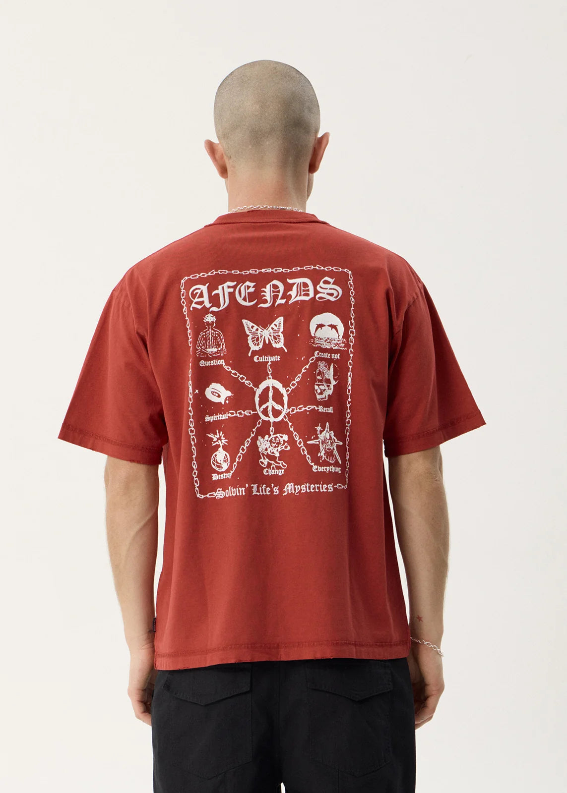 Afends Spiritual Recycled Heavyweight Boxy Tee – Vintage Ketchup