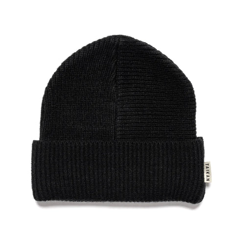 TAIKAN PREMIUM KNOT BEANIE-BLACK - Gallery Streetwear