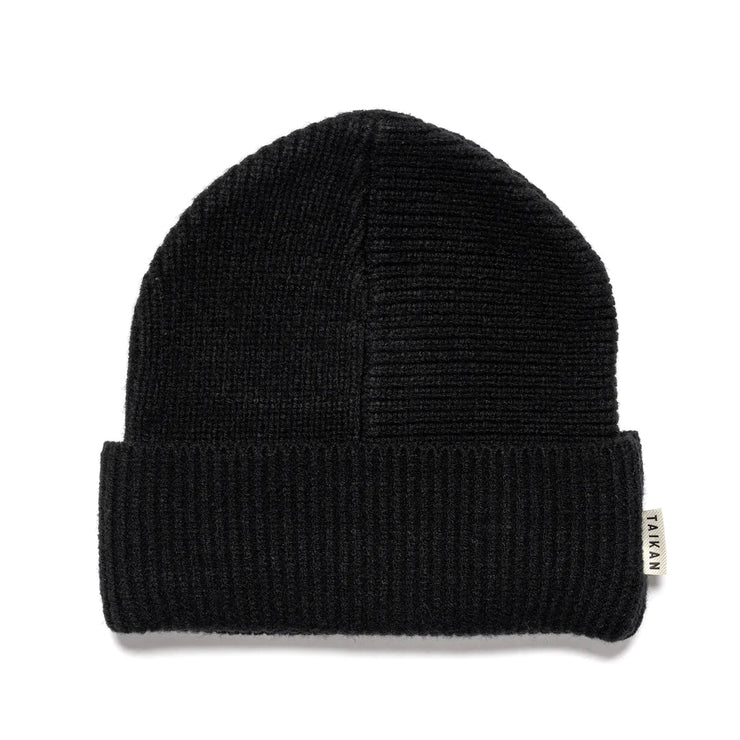 TAIKAN PREMIUM KNOT BEANIE-BLACK - Gallery Streetwear