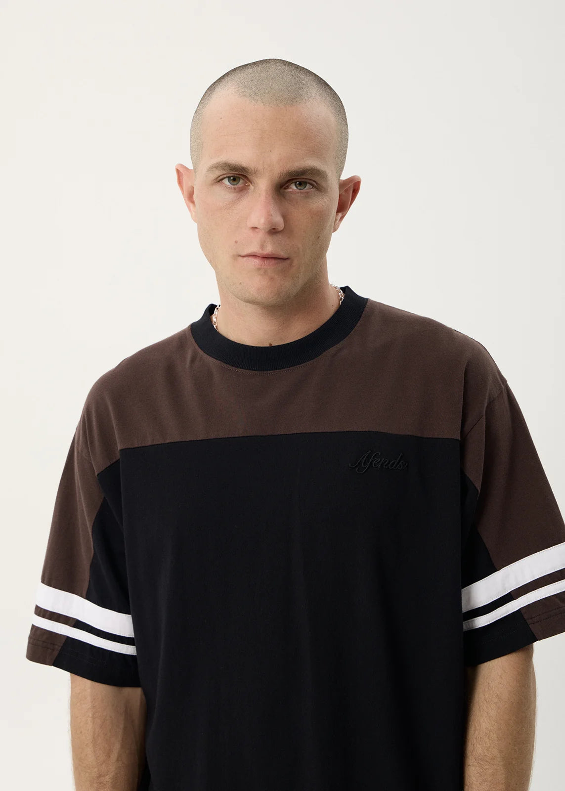 Afends Origin Recycled Boxy Vintage Tee – Stone Black