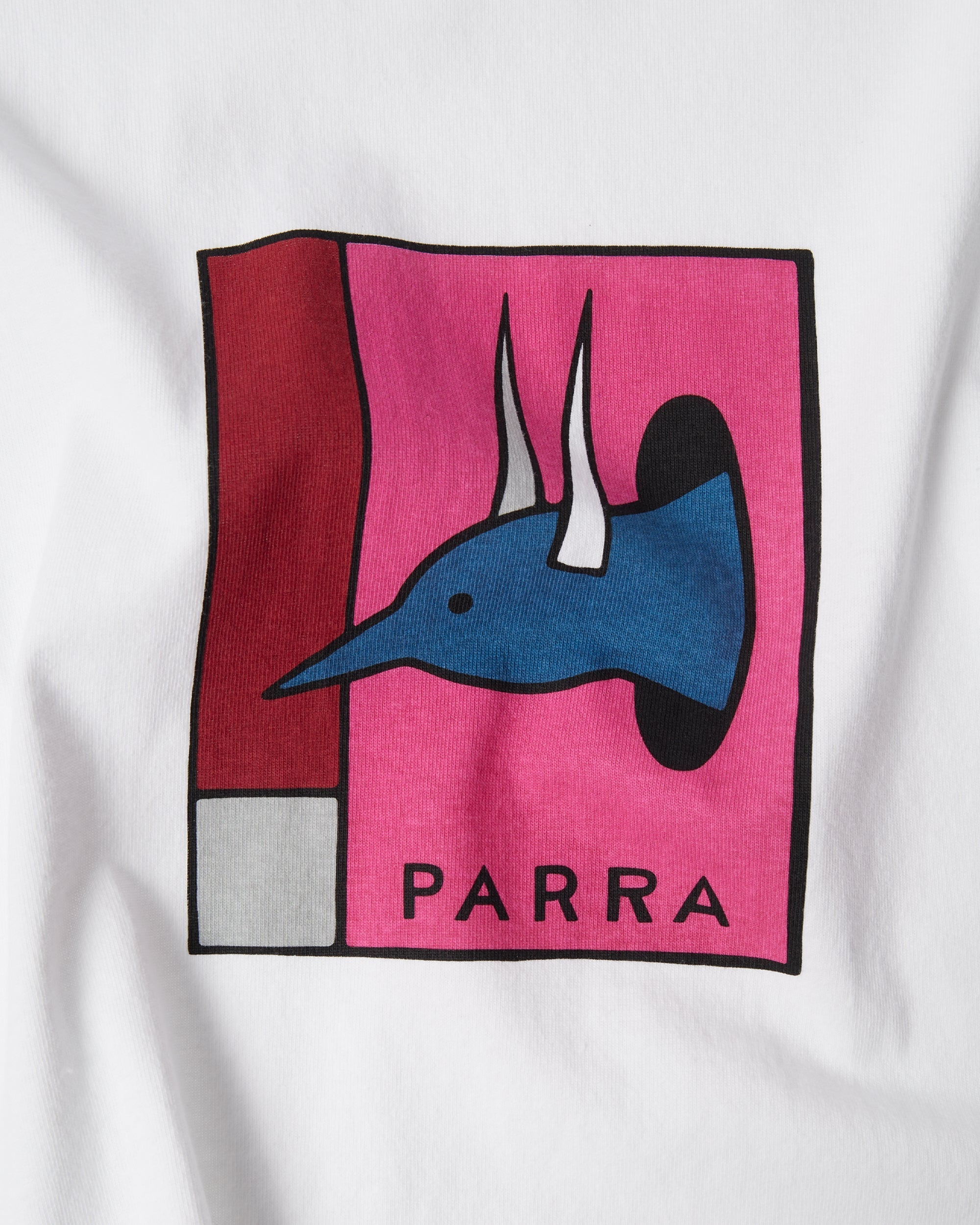 Parra The Hunted t-shirt white — print detail