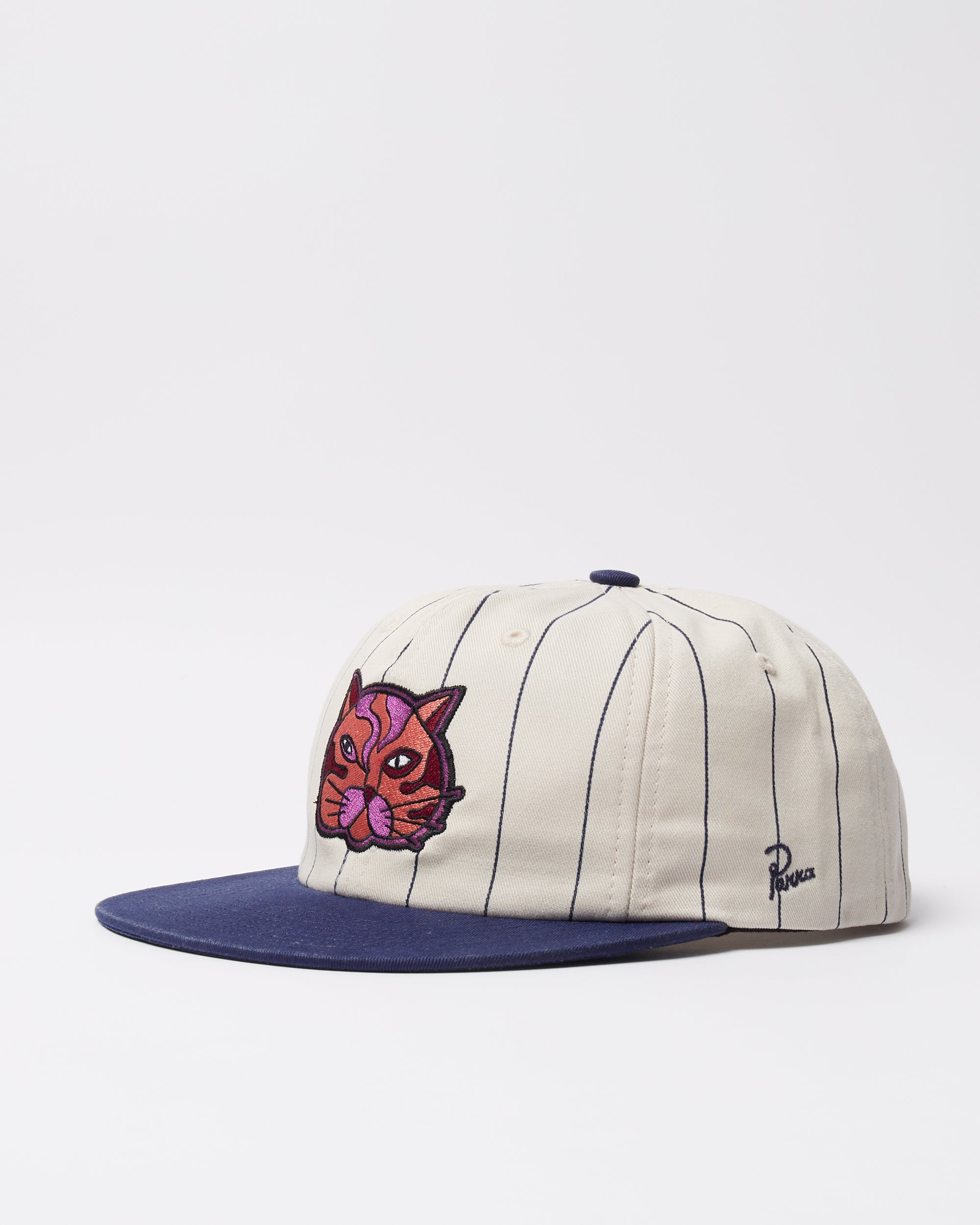 Parra Earl Face 6 panel hat blue — side view