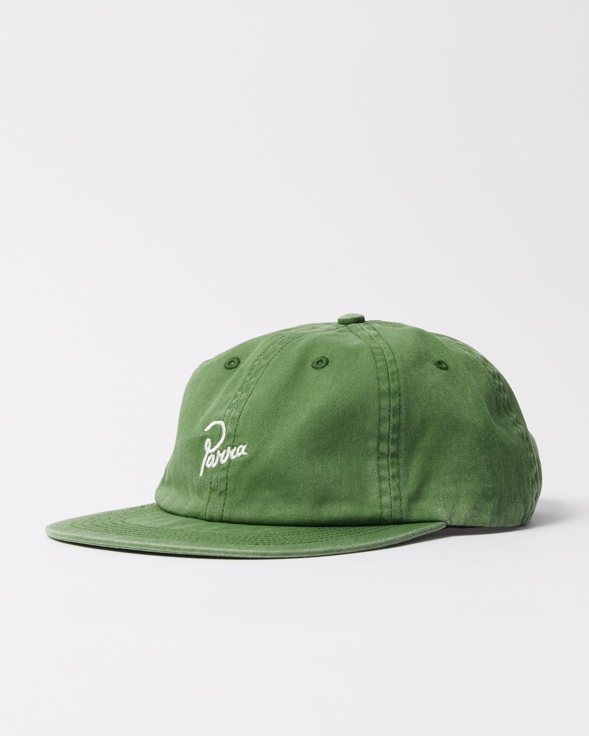 Parra Signature 6 panel hat green — side view