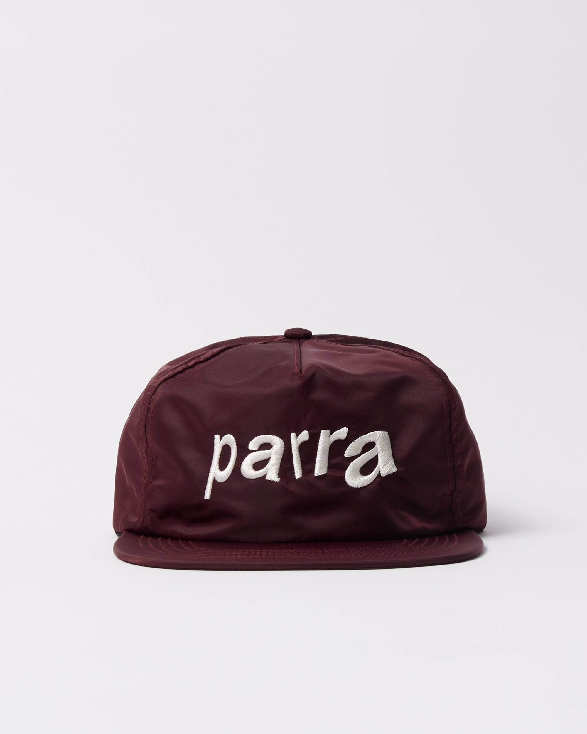 Parra Distorted 90s Memory 5 Panel Hat Dark Red — product shot