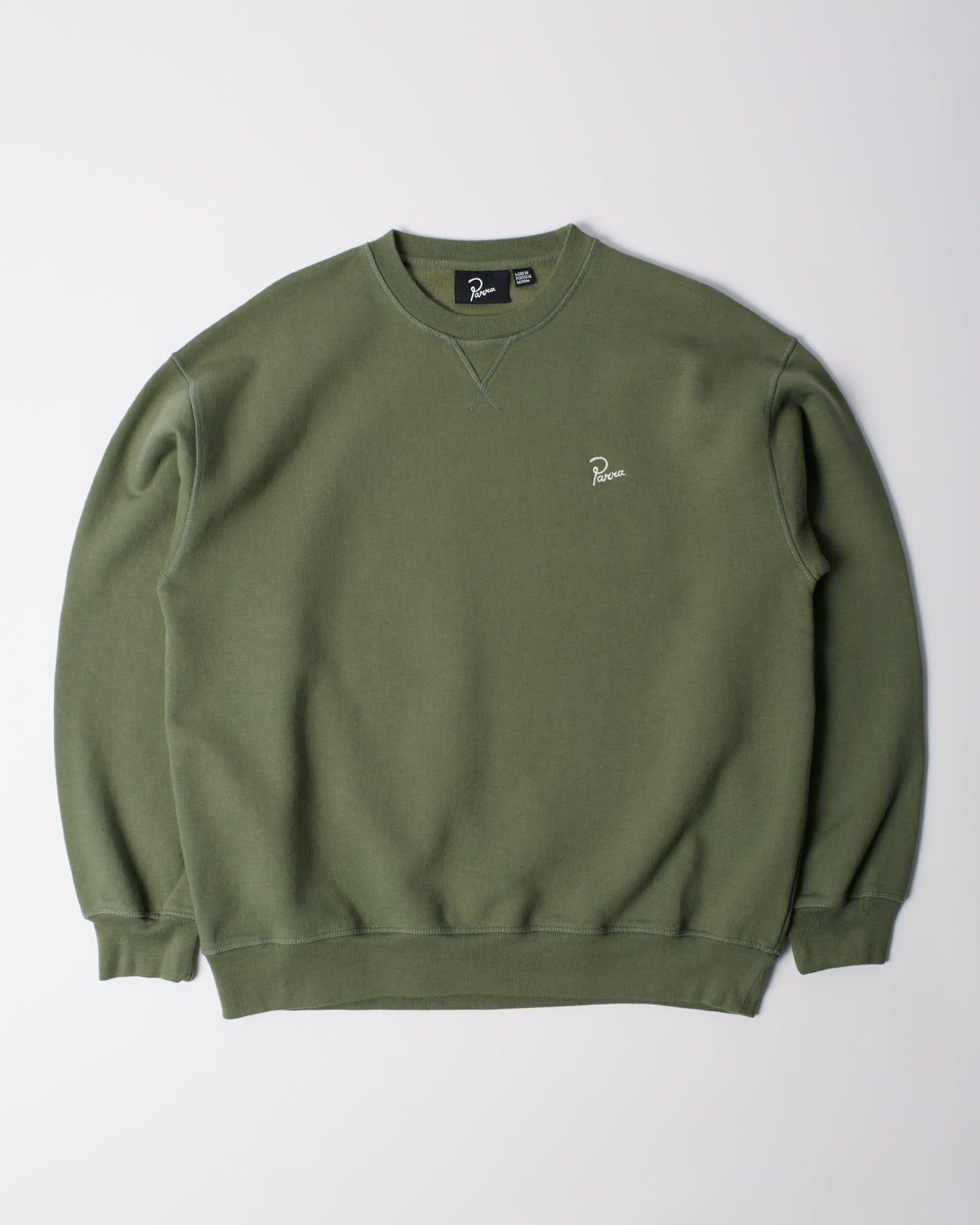 Parra Signature Crew Neck Sweatshirt Green