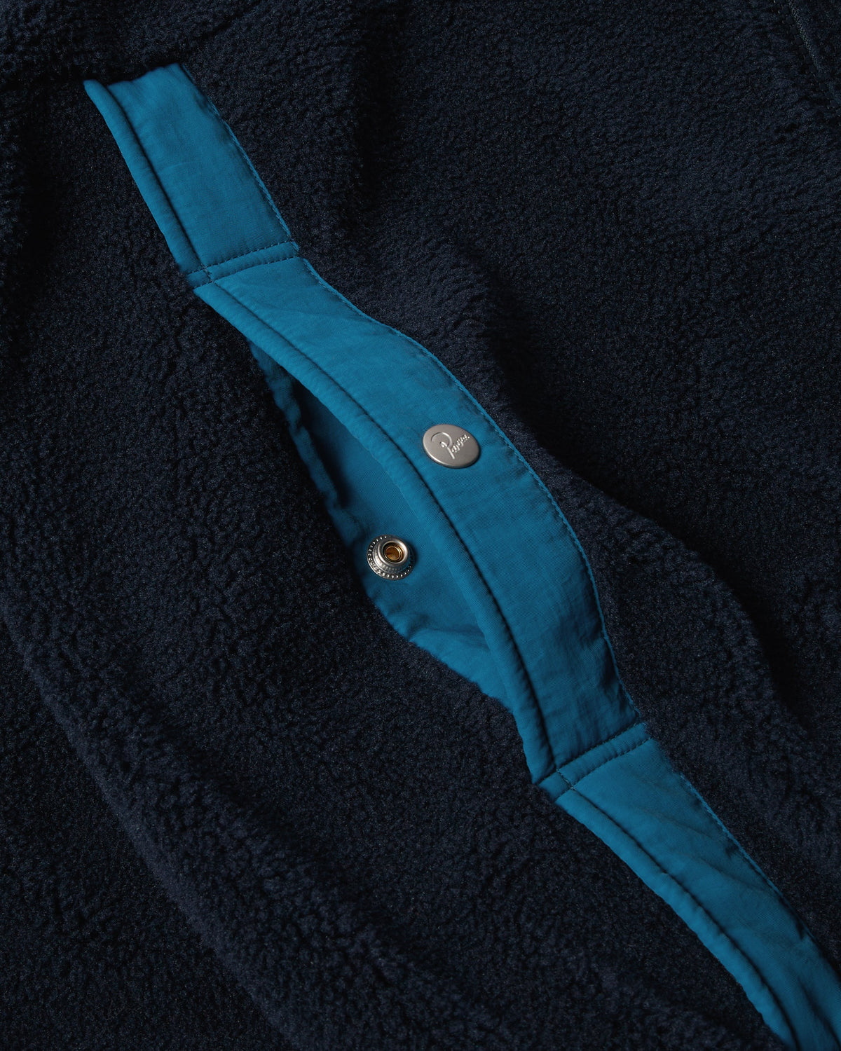 Parra Indoorsman Fleece Mid Layer Navy Blue