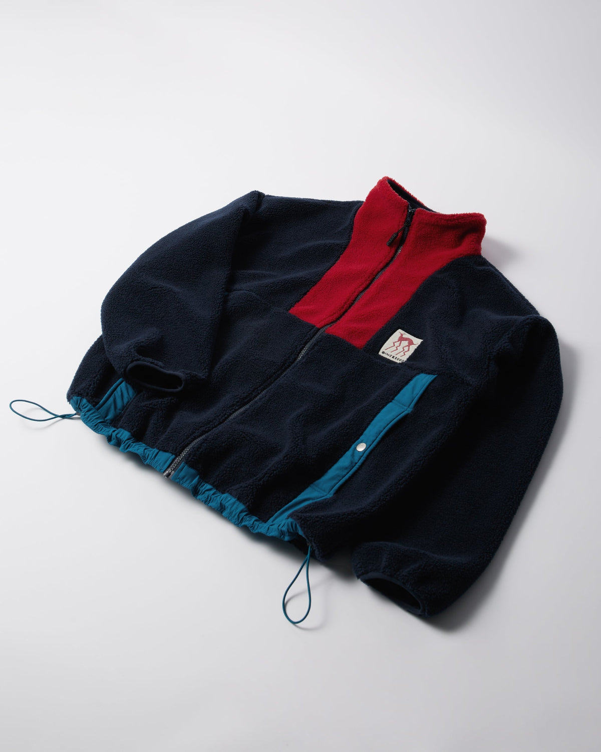 Parra Indoorsman Fleece Mid Layer Navy Blue