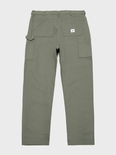 Cat WWR | Canvas Carpenter Pant Green - Gallery Streetwear